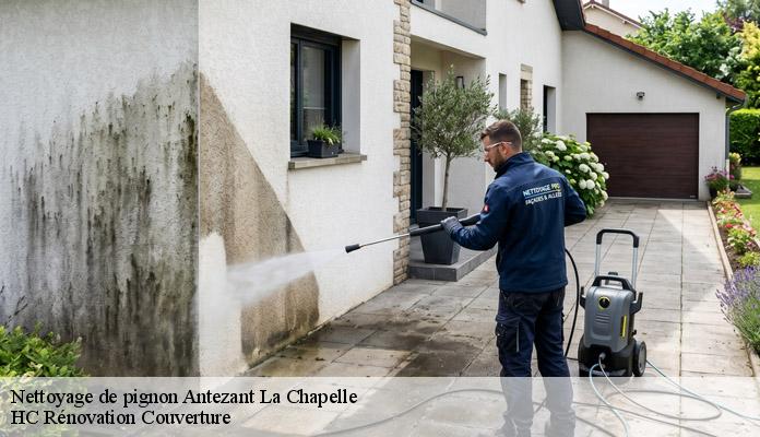 Nettoyage de pignon antezant-la-chapelle-17400 HC Rénovation Couverture-7