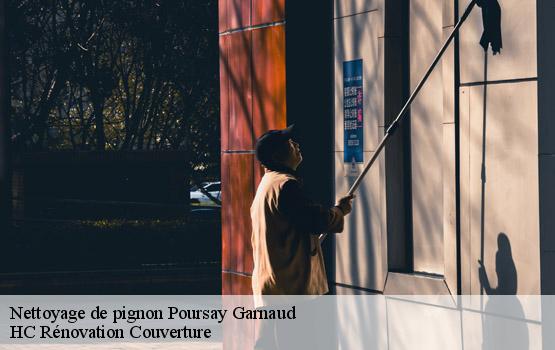 Nettoyage de pignon poursay-garnaud-17400 HC Rénovation Couverture-1