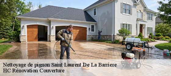 Nettoyage de pignon  saint-laurent-de-la-barriere-17380 HC Rénovation Couverture-4