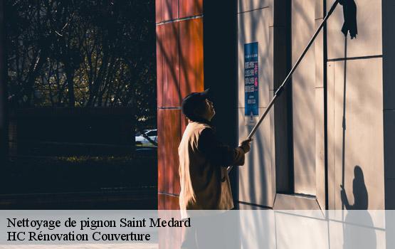 Nettoyage de pignon saint-medard-17500 HC Rénovation Couverture-1