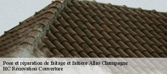 Pose et réparation de faîtage et faîtière allas-champagne-17500 HC Rénovation Couverture-4