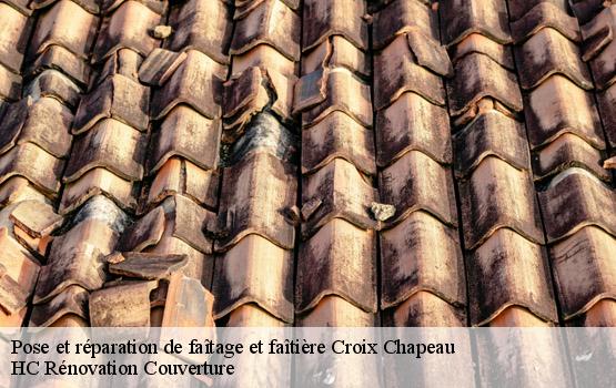Pose et réparation de faîtage et faîtière  croix-chapeau-17220 HC Rénovation Couverture-1