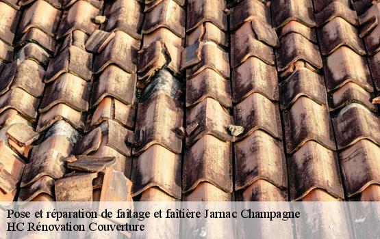 Pose et réparation de faîtage et faîtière jarnac-champagne-17520 HC Rénovation Couverture-1