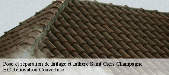 Pose et réparation de faîtage et faîtière saint-ciers-champagne-17520 HC Rénovation Couverture-4
