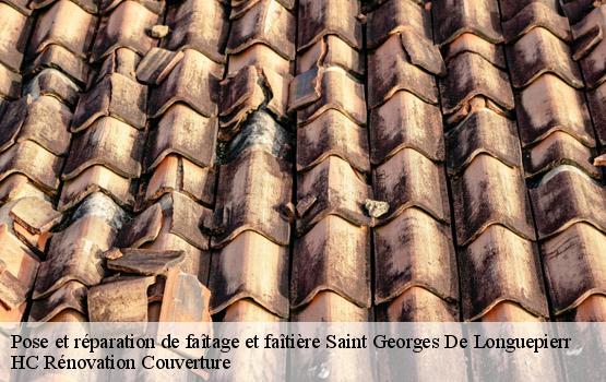 Pose et réparation de faîtage et faîtière  saint-georges-de-longuepierr-17470 HC Rénovation Couverture-1