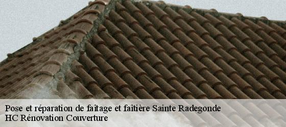 Pose et réparation de faîtage et faîtière  sainte-radegonde-17250 HC Rénovation Couverture-4