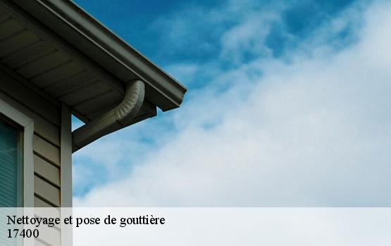 Nettoyage et pose de gouttière courcelles-17400 HC Rénovation Couverture-2
