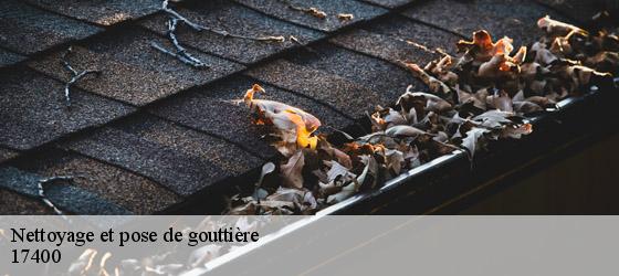 Nettoyage et pose de gouttière courcelles-17400 HC Rénovation Couverture-5