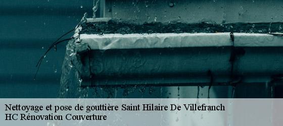 Nettoyage et pose de gouttière saint-hilaire-de-villefranch-17770 HC Rénovation Couverture-4