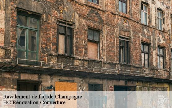 Ravalement de façade champagne-17620 HC Rénovation Couverture-1