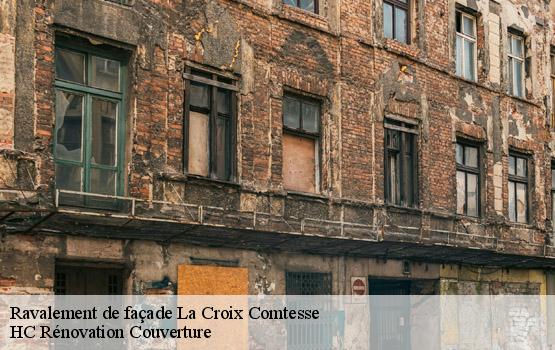 Ravalement de façade la-croix-comtesse-17330 HC Rénovation Couverture-1
