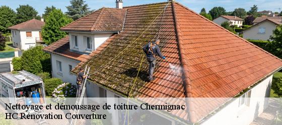 Nettoyage et démoussage de toiture chermignac-17460 HC Rénovation Couverture-4